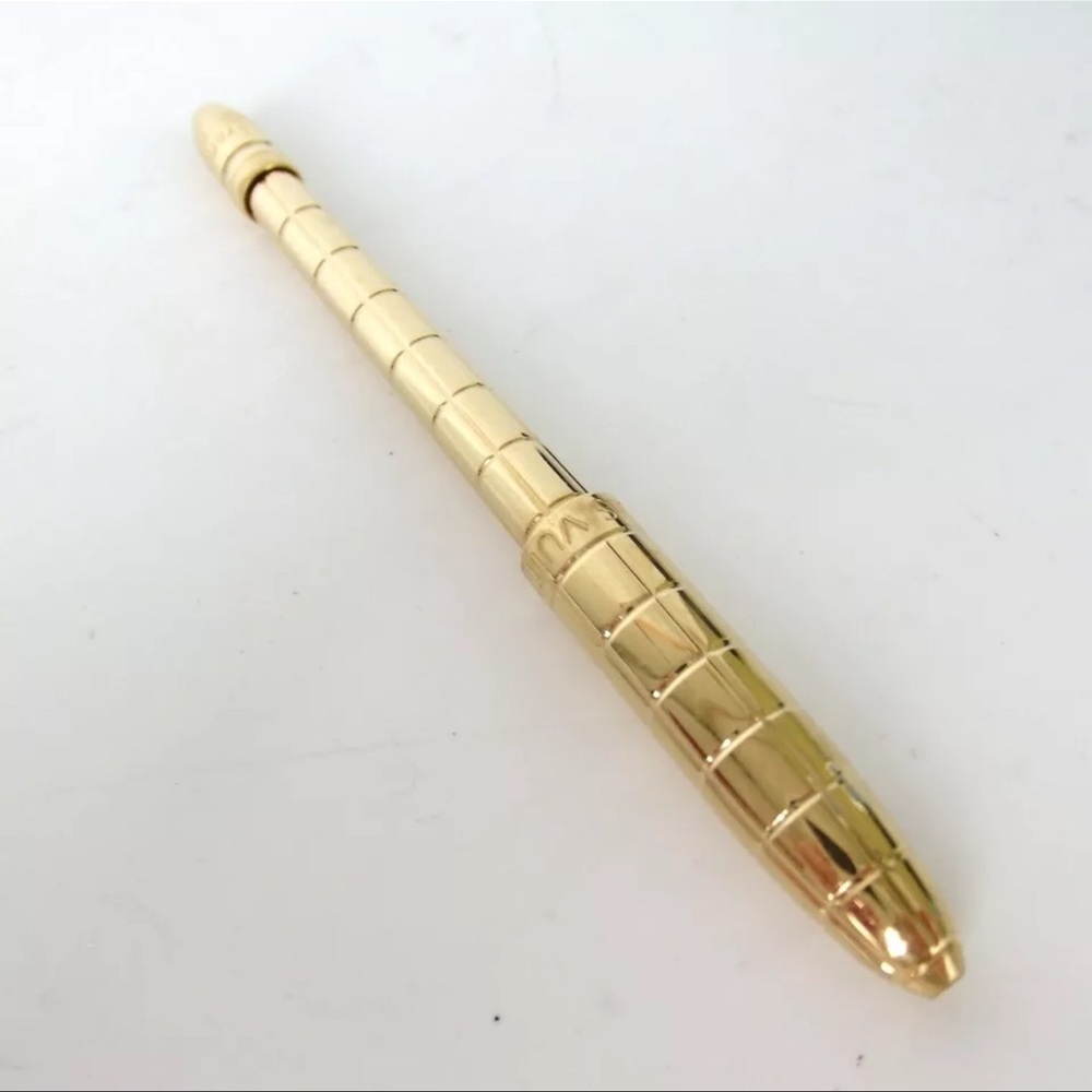 AUTH Louis Vuitton Ballpoint Pen Gold - Picture 2 of 6